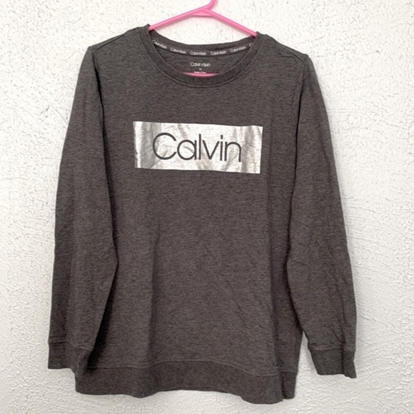 Calvin Klein Tops - Calvin Klein Gray Sweatshirt
